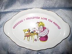 Eloise tea party collectible tray